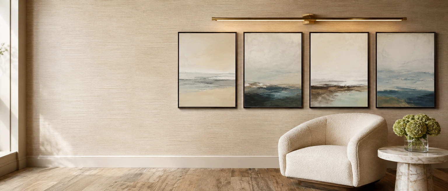Gallery wall in the suite — The Society of Preservation Med Spa, Charleston